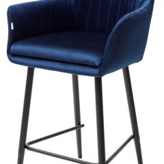 Полубарный стул Роден Blitz 20 Синий, велюр (H=65cm), M-City в Нытве - nytva.mebel24.online | фото