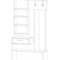 ИНФИНИТИ Прихожая (Секция с зеркалом + 2 шкафа-пенала) в Нытве - nytva.mebel24.online | фото 6