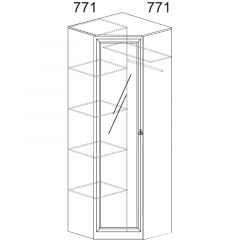 Прихожая Инна 4 Денвер темный в Нытве - nytva.mebel24.online | фото 5