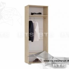 ФЛАЙ Шкаф 2-х створчатый ШК-04 (дуб сонома/белый) в Нытве - nytva.mebel24.online | фото 4