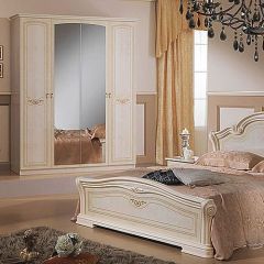 Шкаф 4-х дверный с зеркалами (08.244) Ирина (беж) в Нытве - nytva.mebel24.online | фото 3
