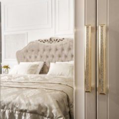Шкаф 5-ти ств с зеркалами Мокко (бежевый) в Нытве - nytva.mebel24.online | фото 4