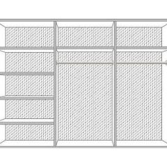 Шкаф 6-и дверный с зеркалами (05.146) Анита в Нытве - nytva.mebel24.online | фото 2