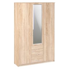 Шкаф комбинированный Дуэт Люкс с зеркалом в Нытве - nytva.mebel24.online | фото 2