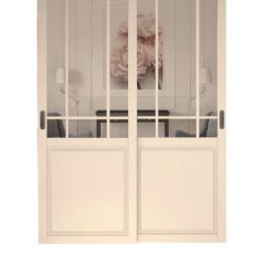 Шкаф-купе 1500 серии NEW CLASSIC K2+K2+B2+PL2(2 ящика+1 штанга+1 полка) профиль «Капучино» в Нытве - nytva.mebel24.online | фото 14