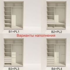 Шкаф-купе 1600 серии SOFT D8+D2+B2+PL4 (2 ящика+F обр.штанга) профиль «Графит» в Нытве - nytva.mebel24.online | фото 6