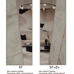 Шкаф-купе 2250 серии SILVER S3+S1+S4 B22+PL3 (по 2 ящика лев/прав+2 штанги) профиль «Серебро» в Нытве - nytva.mebel24.online | фото 16