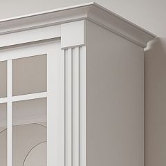 Шкаф-купе 2450 серии NEW CLASSIC K5+K5+K5+B22+PL3 (по 2 ящика лев/прав+1 штанга+1полка) профиль «Капучино» в Нытве - nytva.mebel24.online | фото 4
