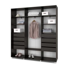МАРТИН Шкаф-купе с зеркалами Венге (2200*450) М423 в Нытве - nytva.mebel24.online | фото 4
