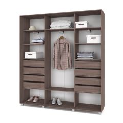 МАРТИН Шкаф-купе Шимо темный (2200*450) М421 в Нытве - nytva.mebel24.online | фото 4