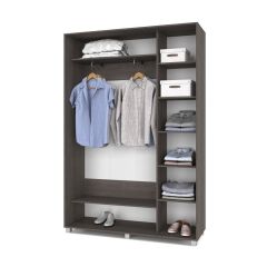 РОЛАНД Шкаф-купе Анкор темный (450*1500) Р451 в Нытве - nytva.mebel24.online | фото 2