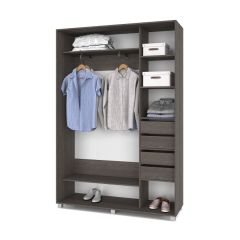 РОЛАНД Шкаф-купе Анкор темный (450*1500) Р451 в Нытве - nytva.mebel24.online | фото 4
