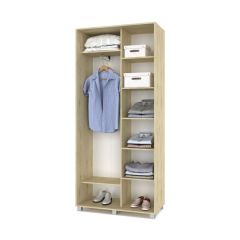 РОЛАНД Шкаф-купе с зеркалом Ирландский дуб (450*1000) Р402 в Нытве - nytva.mebel24.online | фото 3