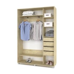 РОЛАНД Шкаф-купе с зеркалом Ирландский дуб (450*1000) Р402 в Нытве - nytva.mebel24.online | фото 5