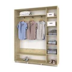РОЛАНД Шкаф-купе с зеркалом Ирландский дуб (450*1800) Р482 в Нытве - nytva.mebel24.online | фото 2