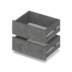 РОЛАНД Шкаф-купе с зеркалом Камень темный (450*1300) Р432 в Нытве - nytva.mebel24.online | фото 4