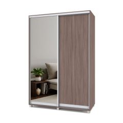 РОЛАНД Шкаф-купе с зеркалом Шимо темный (450*1500) Р452 в Нытве - nytva.mebel24.online | фото 2