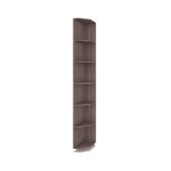 РОЛАНД Шкаф-купе с зеркалом Шимо темный (450*1600) Р462 в Нытве - nytva.mebel24.online | фото
