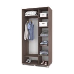 РОЛАНД Шкаф-купе с зеркалом Шимо темный (600*1100) Р612 в Нытве - nytva.mebel24.online | фото 2