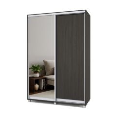 РОЛАНД Шкаф-купе с зеркалом Венге (450*1500) Р452 в Нытве - nytva.mebel24.online | фото 2