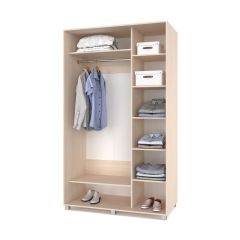 РОЛАНД Шкаф-купе зеркалом Млечный дуб (600*1500) Р652 в Нытве - nytva.mebel24.online | фото 2