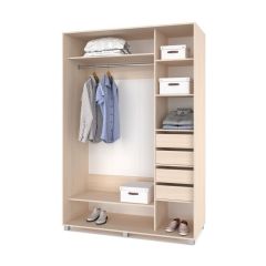 РОЛАНД Шкаф-купе зеркалом Млечный дуб (600*1500) Р652 в Нытве - nytva.mebel24.online | фото 4