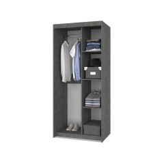 ТОМАС Шкаф-купе Камень темный - Ирландский дуб Т21 в Нытве - nytva.mebel24.online | фото 2