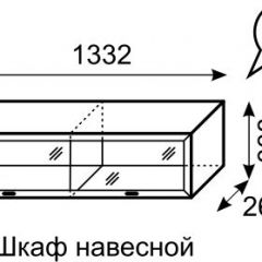 Шкаф навесной Венеция 12 бодега в Нытве - nytva.mebel24.online | фото 3