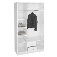 Шкаф Ронда ШК-3 с зеркалом (Белый) в Нытве - nytva.mebel24.online | фото 2