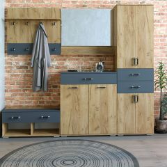Шкаф с ящиками НКМ Бостон Секция 6 в Нытве - nytva.mebel24.online | фото 2