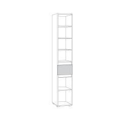 Шкаф с ящиком 13.202 Сидней в Нытве - nytva.mebel24.online | фото 2