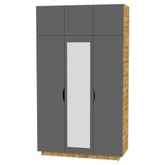 Шкаф с зеркалом "Аврора (H21_M)" в Нытве - nytva.mebel24.online | фото 19