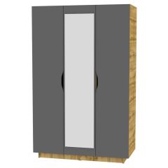 Шкаф с зеркалом "Аврора (H24_M)" в Нытве - nytva.mebel24.online | фото 2