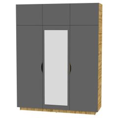 Шкаф с зеркалом "Аврора (H29_M)" в Нытве - nytva.mebel24.online | фото 19