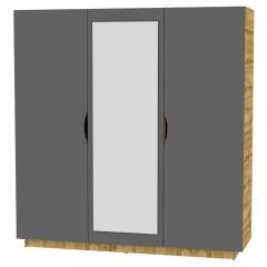 Шкаф с зеркалом "Аврора (H30_M)" в Нытве - nytva.mebel24.online | фото 19