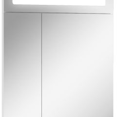 Шкаф-зеркало Аврора 60 с подсветкой LED Домино (DV8005HZ) в Нытве - nytva.mebel24.online | фото