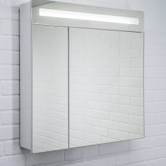 Шкаф-зеркало Аврора 65 с подсветкой LED Домино (DV8006HZ) в Нытве - nytva.mebel24.online | фото 6