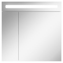Шкаф-зеркало Аврора 70 с подсветкой LED Домино (DV8007HZ) в Нытве - nytva.mebel24.online | фото 4