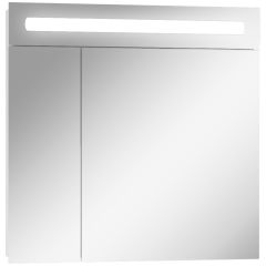 Шкаф-зеркало Аврора 70 с подсветкой LED Домино (DV8007HZ) в Нытве - nytva.mebel24.online | фото 1