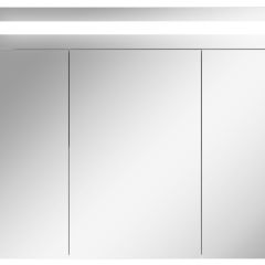 Шкаф-зеркало Аврора 90 с подсветкой LED Домино (DV8011HZ) в Нытве - nytva.mebel24.online | фото 4