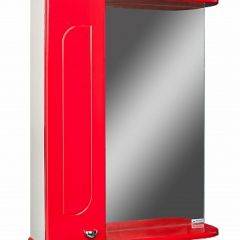 Шкаф-зеркало Радуга Красный 50 левый АЙСБЕРГ (DA1122HZR) в Нытве - nytva.mebel24.online | фото 1