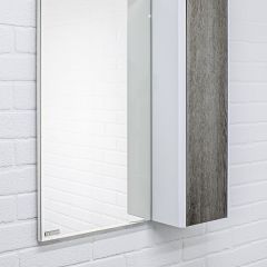 Шкаф-зеркало Uno 60 Дуб серый левый/правый Домино (DU1503HZ) в Нытве - nytva.mebel24.online | фото 9