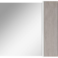 Шкаф-зеркало Uno 80 Дуб серый левый/правый Домино (DU1504HZ) в Нытве - nytva.mebel24.online | фото 5