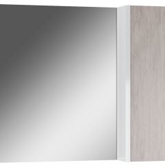 Шкаф-зеркало Uno 80 Дуб серый левый/правый Домино (DU1504HZ) в Нытве - nytva.mebel24.online | фото