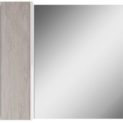 Шкаф-зеркало Uno 80 Дуб серый левый/правый Домино (DU1504HZ) в Нытве - nytva.mebel24.online | фото 2