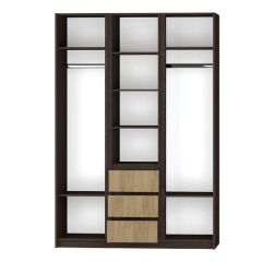 Спальня Флоренция (Венге/Дуб Крафт Золотой) в Нытве - nytva.mebel24.online | фото 6