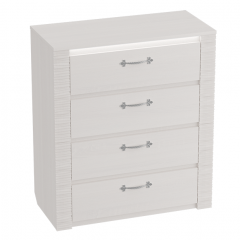 Спальный гарнитур Элана (модульная) Бодега белая в Нытве - nytva.mebel24.online | фото 4