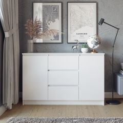 МОРИ Спальный гарнитур (белый) в Нытве - nytva.mebel24.online | фото 12