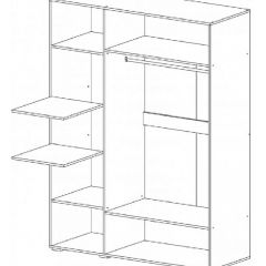 Спальный гарнитур Ненси (Венге/Белый глянец) в Нытве - nytva.mebel24.online | фото 17