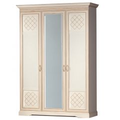 Спальный гарнитур Парма (модульный) кремовый белый в Нытве - nytva.mebel24.online | фото 3